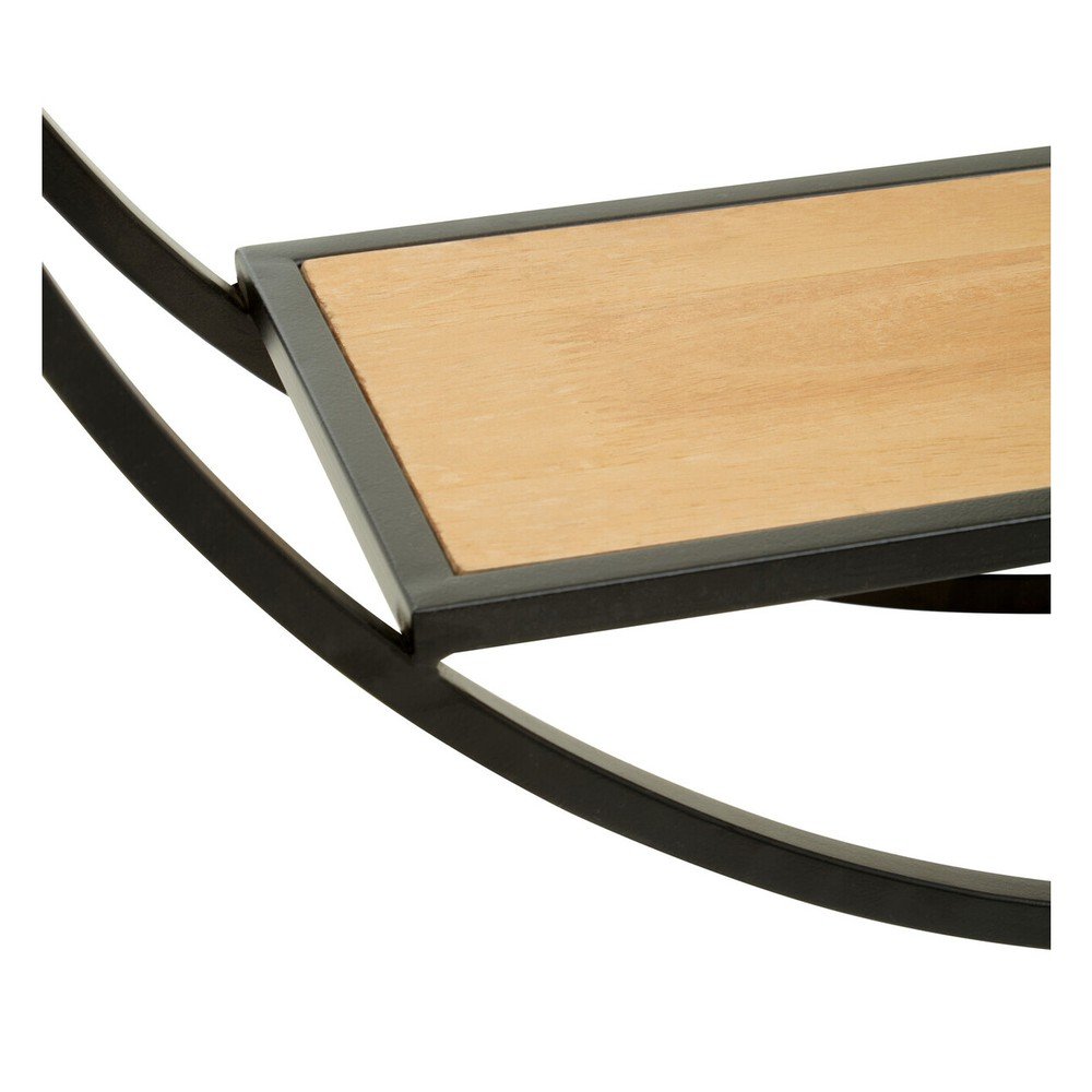Czarna/w naturalnym kolorze wielopoziomowa metalowa półka 61 cm Mataram – Premier Housewares (zdjęcie 8)