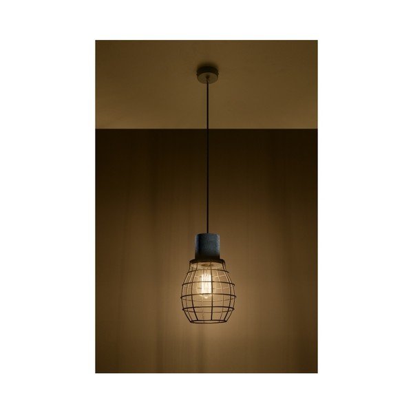 Szaro-czarna lampa wisząca Sollux Valerio-image-2