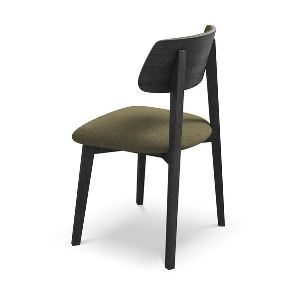 Zielone krzesło z litego drewna Niu – Makamii-image-3