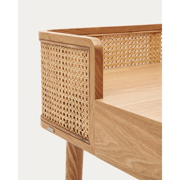 Biurko w dekorze jesionu 62x105 cm Araxi – Kave Home-image-4