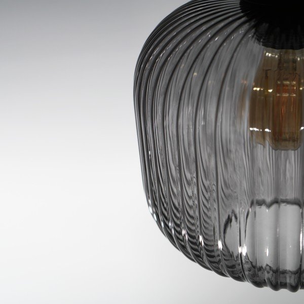 Czarna lampa wisząca SULION Garbo, wys. 127,5 cm-image-1