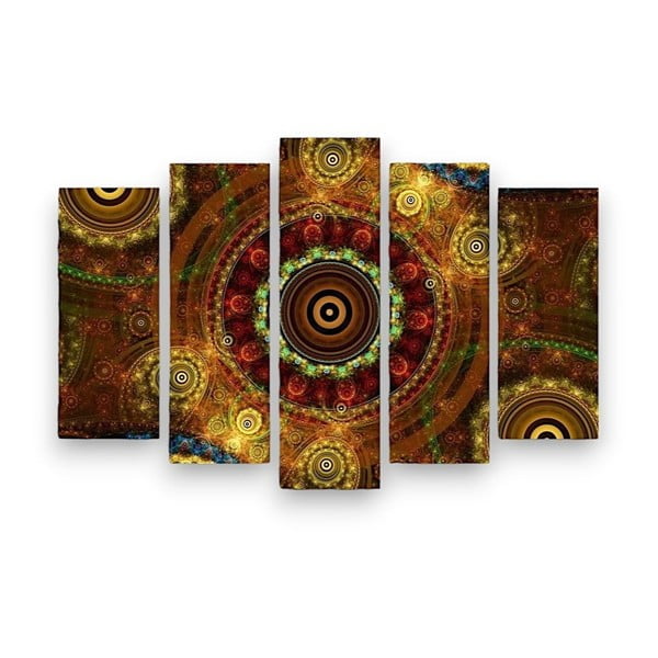Obraz wieloczęściowy Boho, 105x70 cm