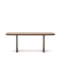 Brązowy stół w dekorze orzecha 100x200 cm Litto – Kave Home