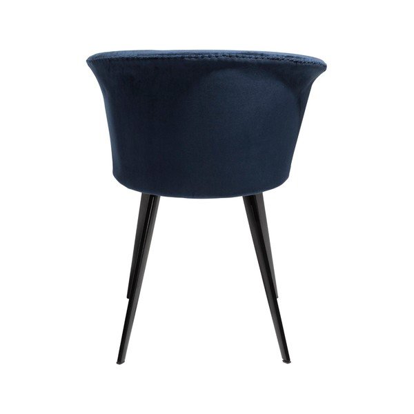 Ciemnoniebieskie fotel DAN–FORM Denmark Merge Velvet-image-4