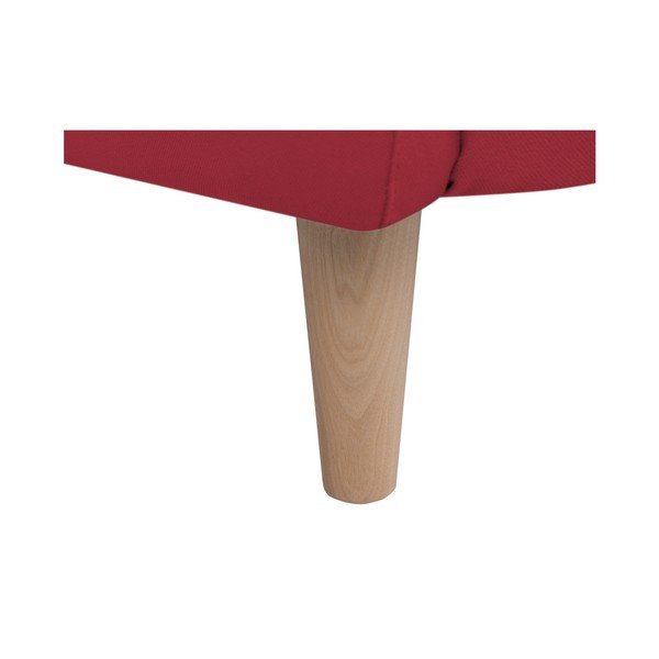 Czerwony fotel Micadoni Home Belano-image-1