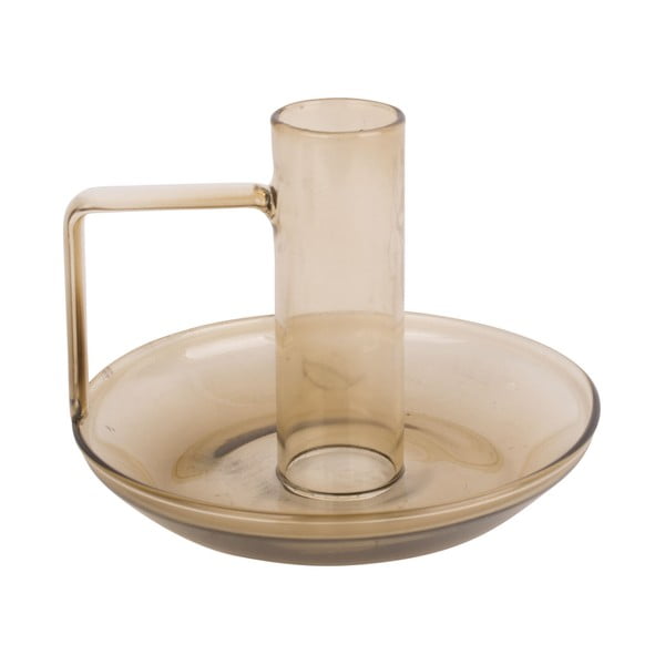 Jasnobrązowy szklany świecznik PT LIVING Mod-image-3