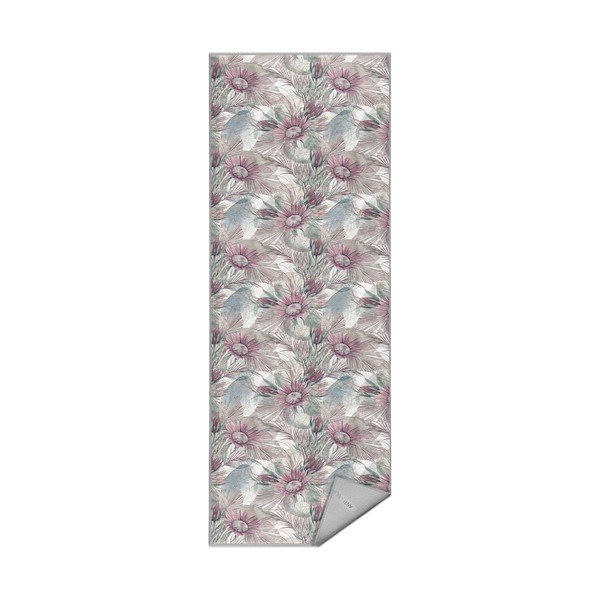 Fioletowo-szary chodnik odpowiedni do prania 80x200 cm Dusty Flowers – Mila Home