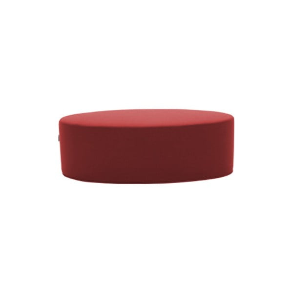 Czerwony puf Softline Bon-Bon Eco Cotton Red, dł. 60 cm