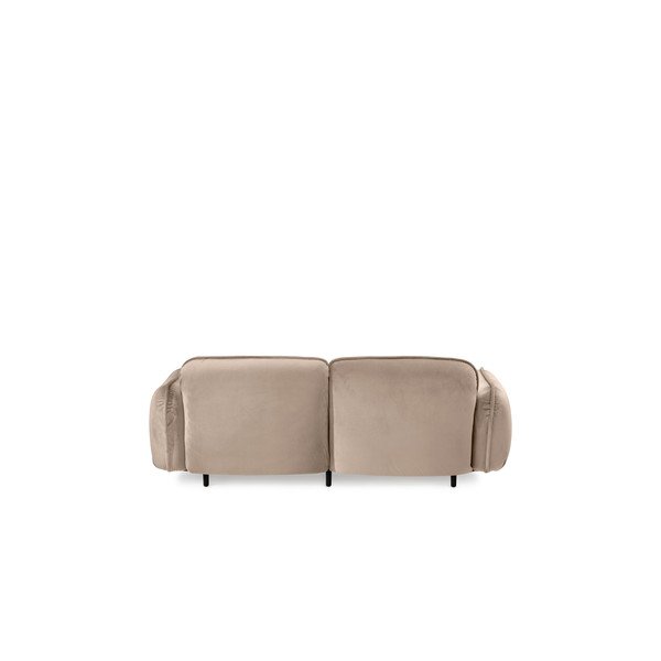 Beżowa aksamitna sofa 188 cm Bean – EMKO-image-4