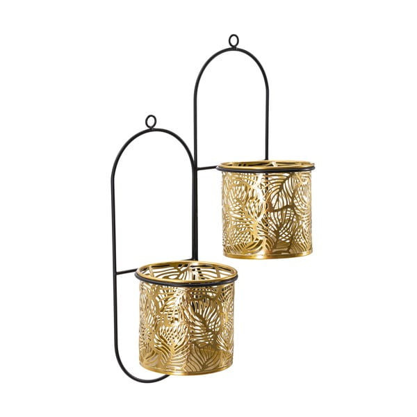 Metalowy wieszak na doniczkę ø 14 cm (wysokość 48 cm) Double Hong – Mauro Ferretti-image-2