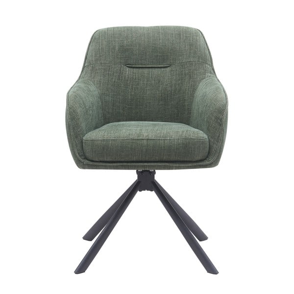 Zielone tapicerowane fotele jadalniane zestaw 2 szt. Avola – Unique Furniture-image-1