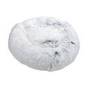 Białe legowisko dla psów ø 95 cm Fluffy Heather – Love Story