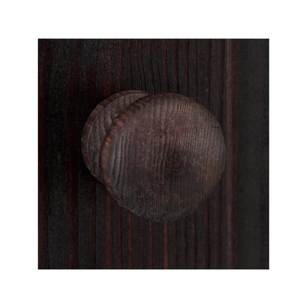 Brązowa szafka pod TV z litego drewna sosnowego 45x44 cm Cubrix – Støraa-image-4