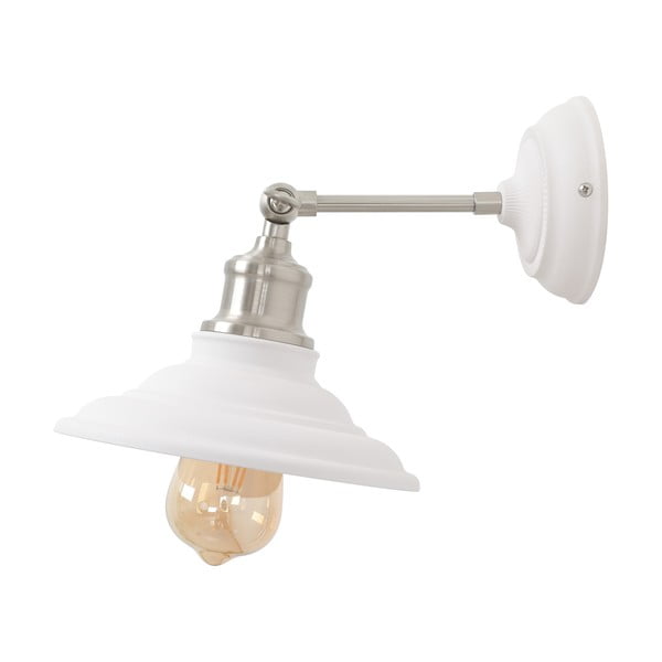 Biały kinkiet ø 21 cm Loret – GTV