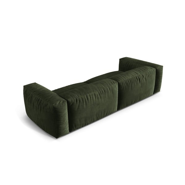 Zielona aksamitna sofa modułowa 320 cm Martina – Micadoni -image-2