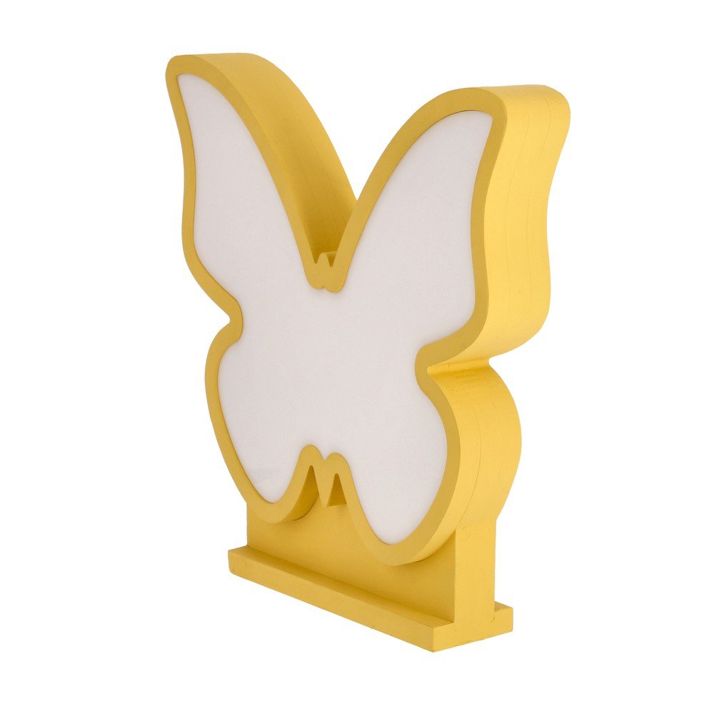 Żółta lampka dziecięca Butterfly – Candellux Lighting (zdjęcie 8)