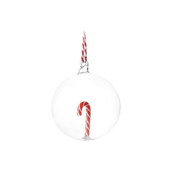 Szklana ozdoba świąteczna 8 cm Candy Cane – Sass & Belle