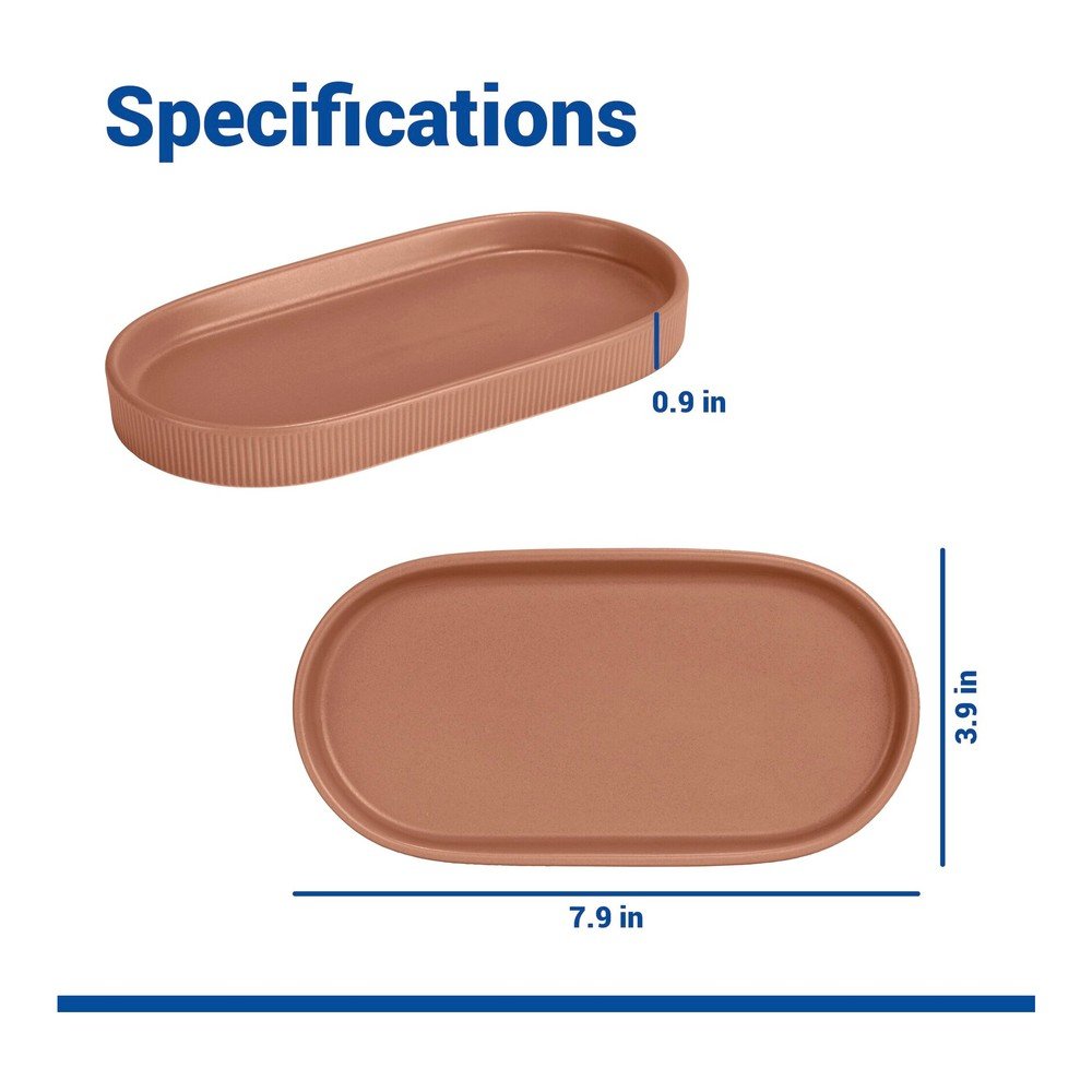 Brązowy organizer łazienkowy ceramiczny Fablo – Wenko (zdjęcie 5)