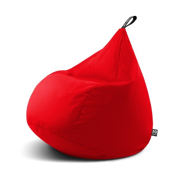Czerwony worek do siedzenia Drop XL – So Soft?