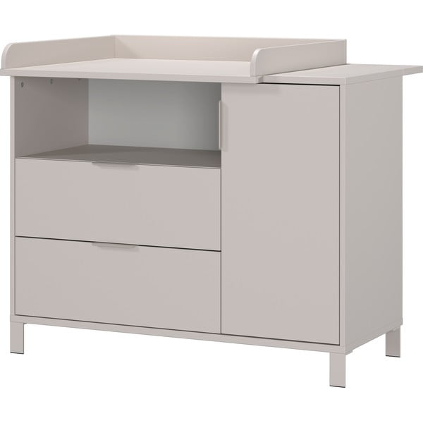 Kremowa komoda dziecięca z przewijakiem 115x102x77 cm Alkmaar – Germania-image-3