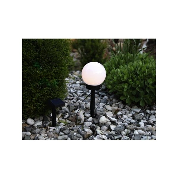 Solarna lampa ogrodowa LED Star Trading Globus, ⌀ 15 cm