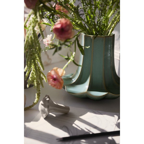 Jasnozielony ceramiczny wazon (wysokość 20,5 cm) Kantarel – Kähler Design-image-2