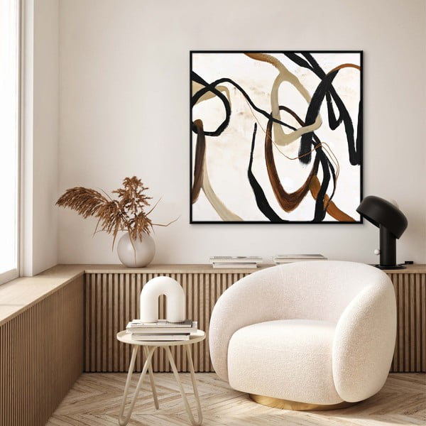 Ręcznie malowany obraz 100x100 cm Once Again – Malerifabrikken-image-1