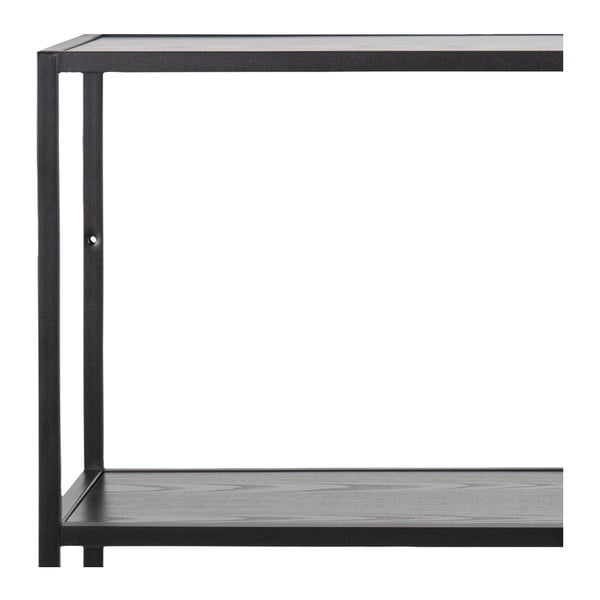 Czarny regał Actona Seaford, 77x114 cm-image-3