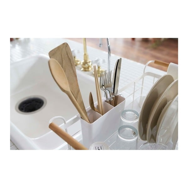 Ociekacz do naczyń z detalem z bukowego drewna YAMAZAKI Tosca-image-2