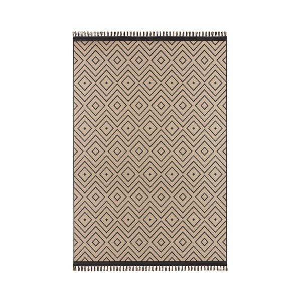 Beżowo-czarny dywan Hanse Home Intense Sulo, 80x150 cm