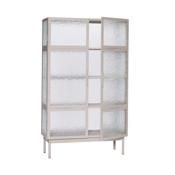 Biała metalowa witryna 92x151 cm Plex – Hübsch-image-2