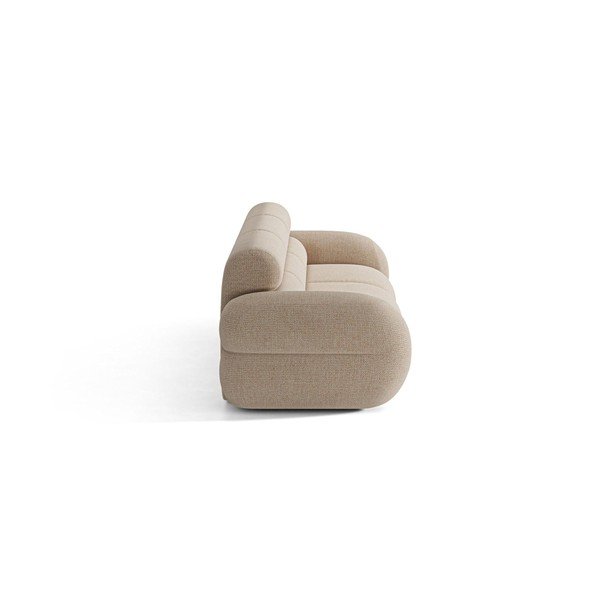 Beżowa sofa z tkaniny szenilowej 305 cm Neo – Micadoni -image-2