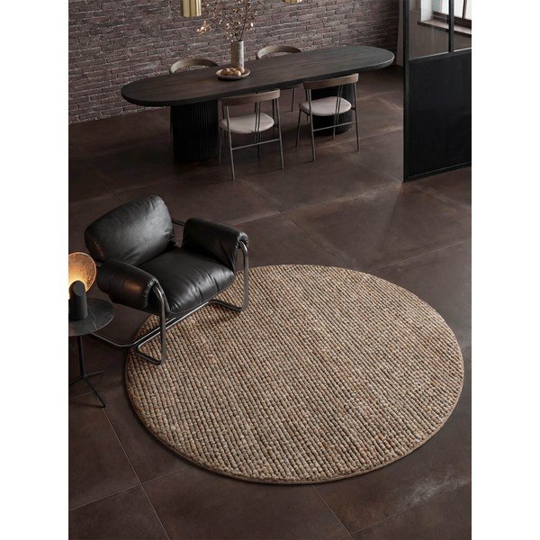 Okrągły dywan w naturalnym kolorze ø 160 cm Wilma – Villeroy&Boch-image-1