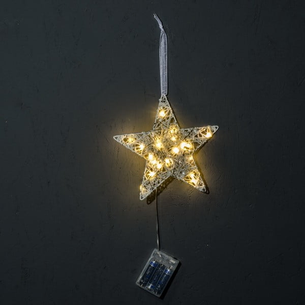Wisząca dekoracja LED w kształcie gwiazdy Dakls Hope