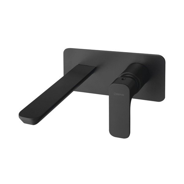 Bateria umywalkowa podtynkowa w kolorze matowej czerni (1 otwór) Spy – Sapho