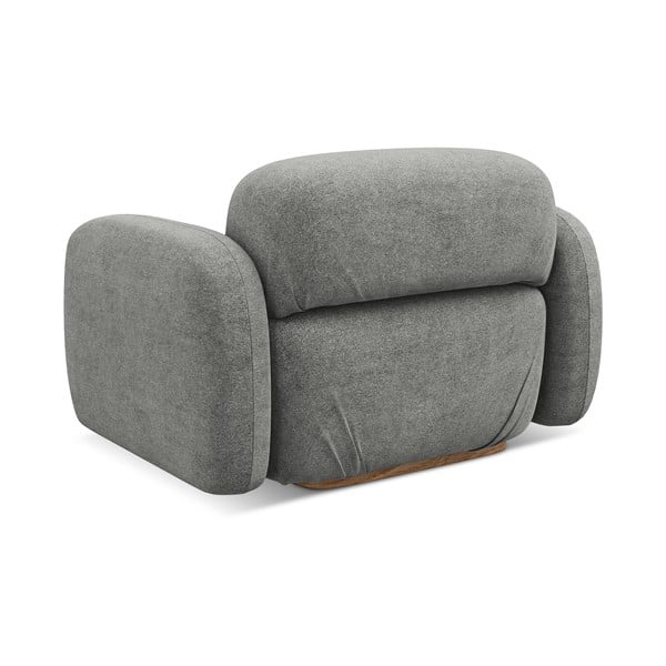 Szary moduł sofy z materiału bouclé Ailani – Makamii-image-3