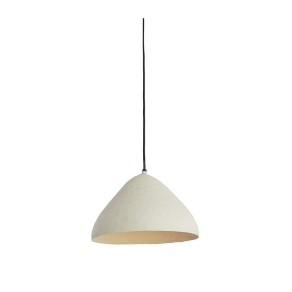 Kremowa lampa wisząca ø 32 cm Elimo – Light & Living