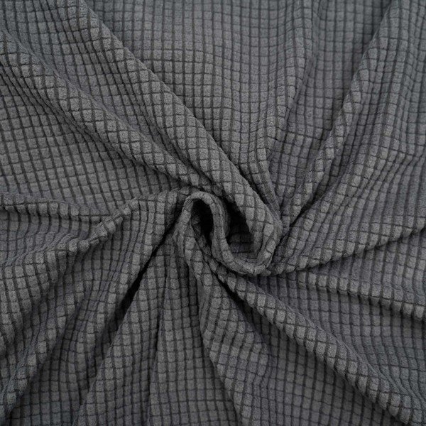 Antracytowy elastyczny pokrowiec na sofę 3-osobowy Sacha – douceur d'intérieur-image-1