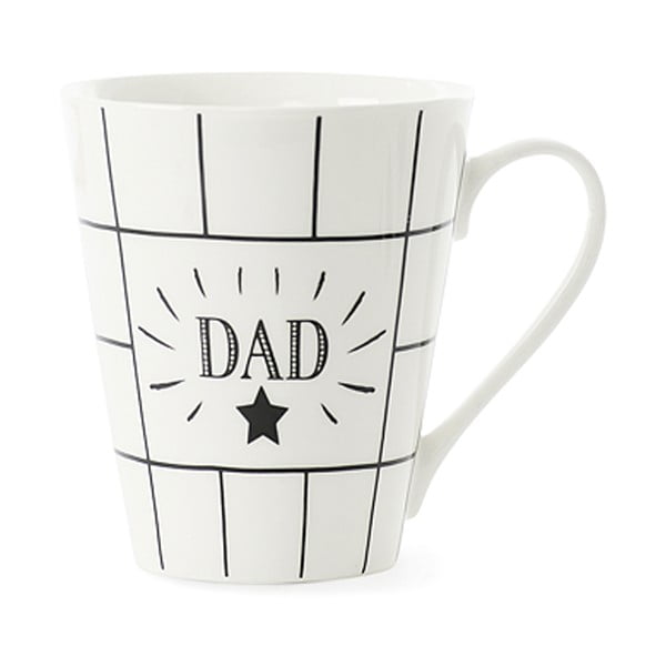 Kubek porcelanowy Miss Étoile Coffee Daddy, Ø 8,5 cm