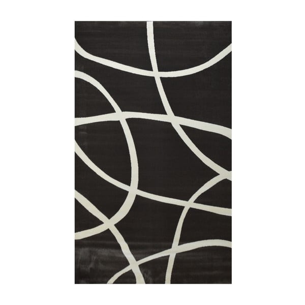 Ciemnobrązowy dywan Webtappeti Round, 160x230 cm