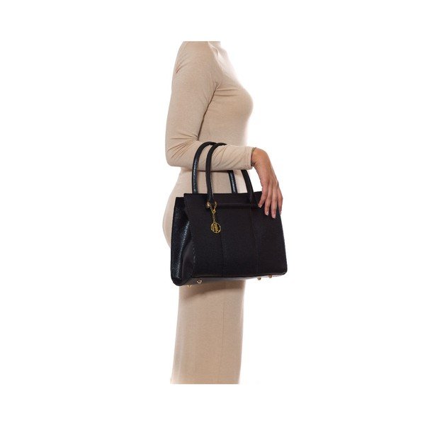Skórzana torebka Anna Luchini 434 Nero-image-4