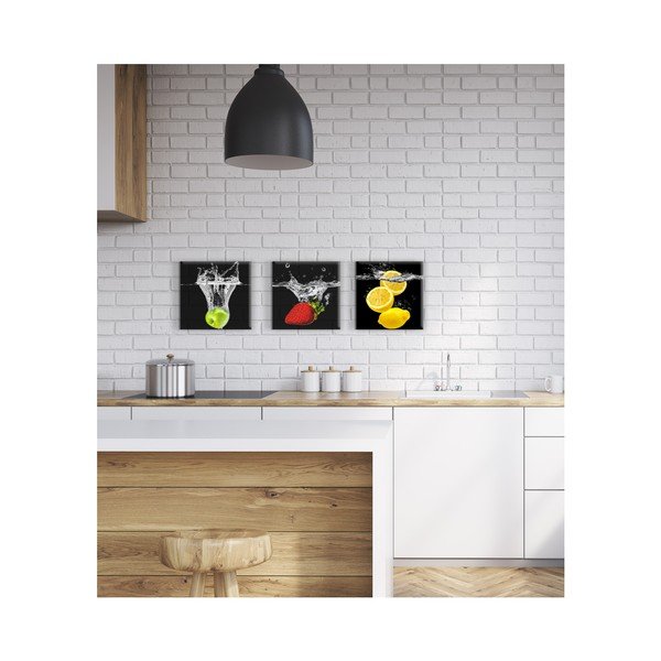 Obraz Styler Glasspik Green Fruits, 20x20 cm-image-1