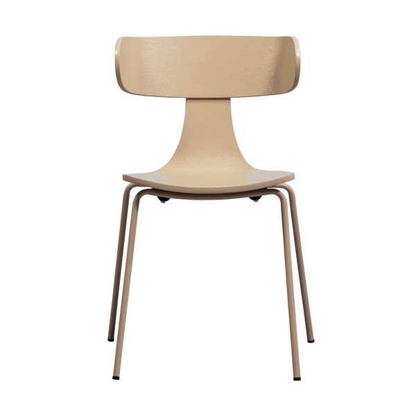 Krzesło sztaplowane w dekorze jesionu w naturalnym kolorze Form – WOOOD-image-2