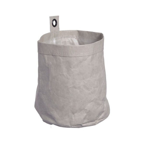 Szary kosz na pranie z papieru zmywalnego Furniteam Home, ⌀ 19 cm