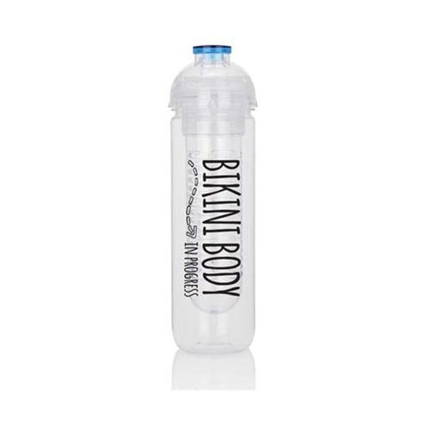 Butelka z napisem motywującym z sitkiem na owoce XD Design Bikini Body, 500 ml