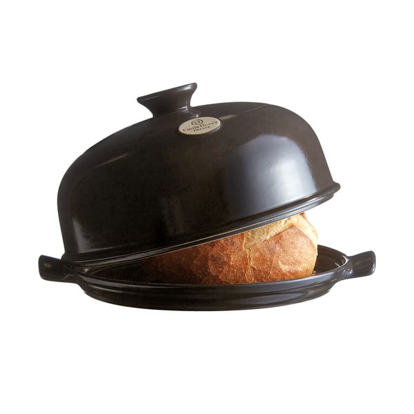 Czarna ceramiczna okrągła forma do pieczenia chleba Emile Henry, ⌀ 28,5 cm-image-3