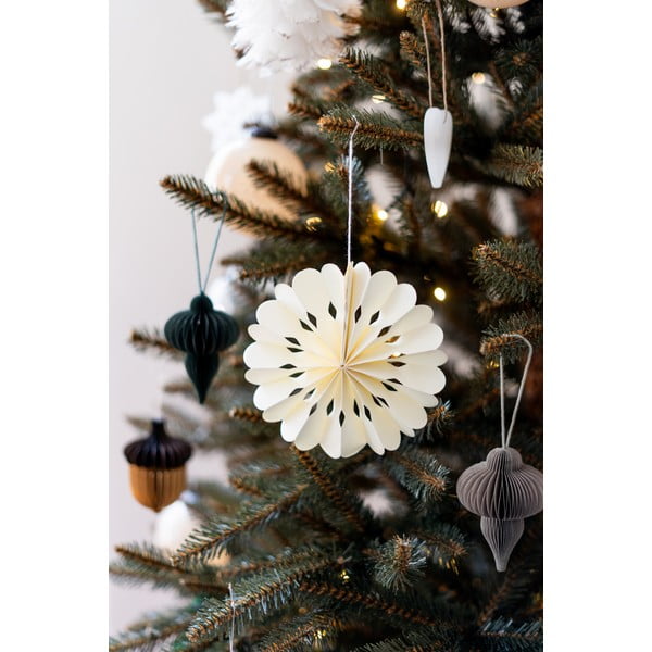 Papierowe ozdoby świąteczne zestaw 4 szt. Milay – Bloomingville-image-3