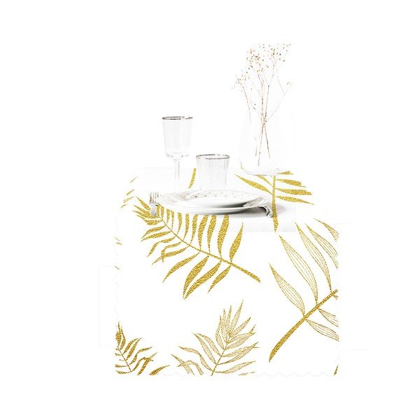 Bieżnik 45x140 cm Leaves – Minimalist Cushion Covers-image-3