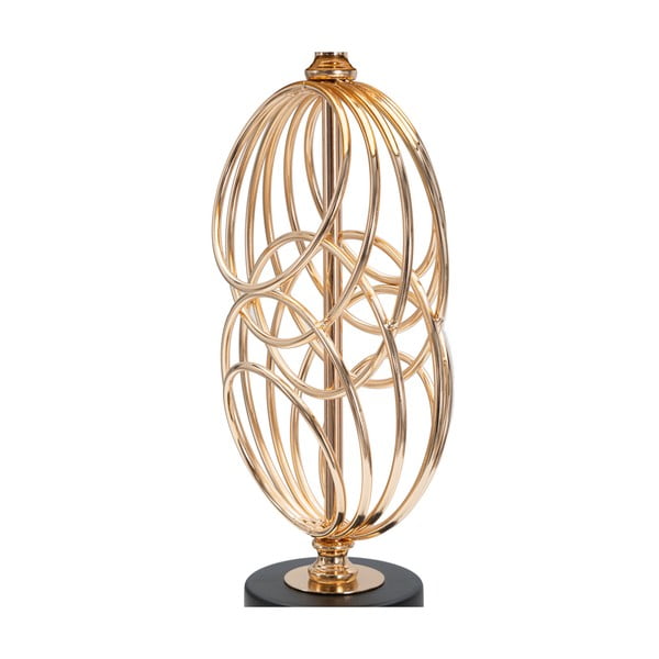 Lampa stołowa w czarno-złotym kolorze z tekstylnym kloszem (wys. 58,5 cm) Circly – Mauro Ferretti-image-4