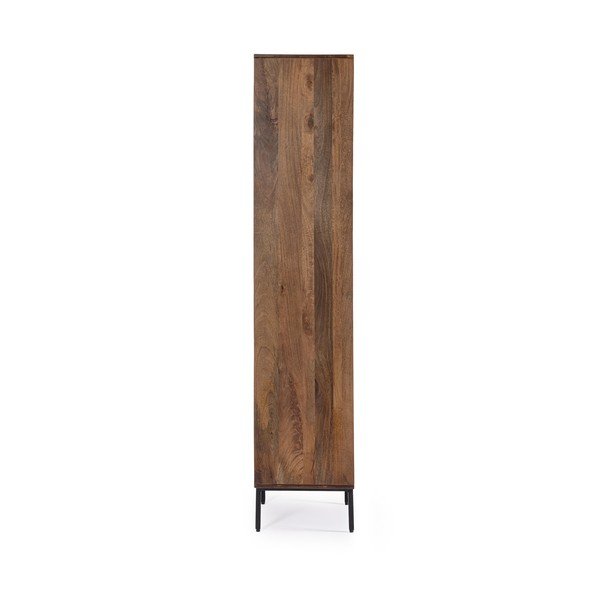 Szafka z litego drewna mango w naturalnym kolorze 55x190x40 cm Tadita – Bizzotto-image-2